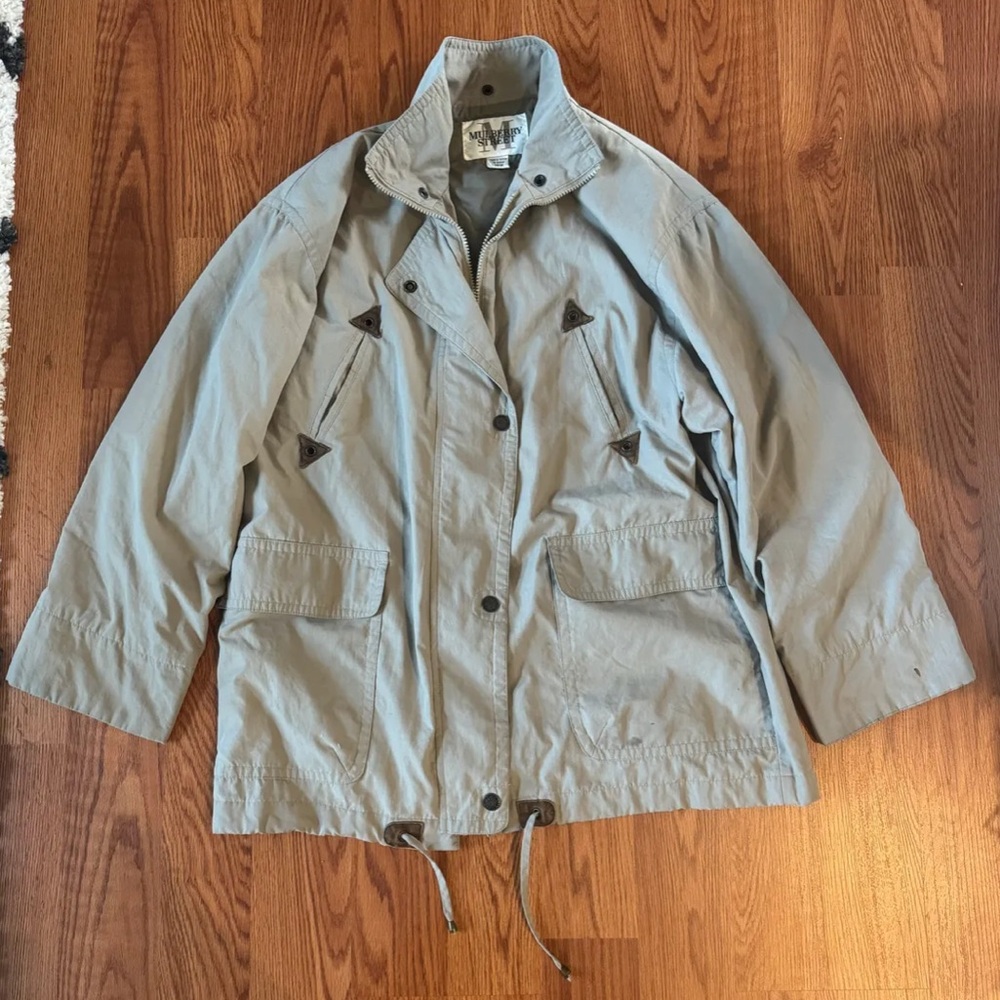 Vintage Mulberry Street Khaki Trench